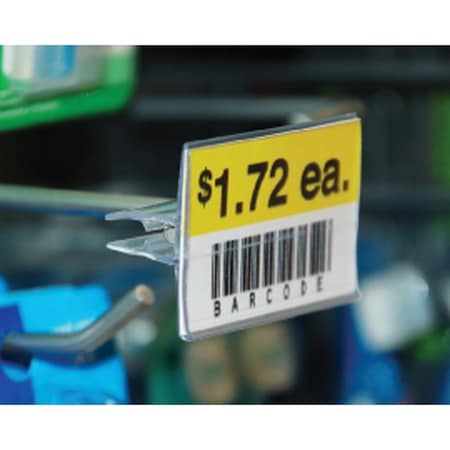 Kinter Plastic Peg Hook Bin Tag Holder 9/16 in. H X 1-5/16 in. W 108848-ACE